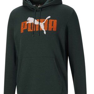 PUMA Layered Graphic Mens Long Sleeve Hoodie - Size M